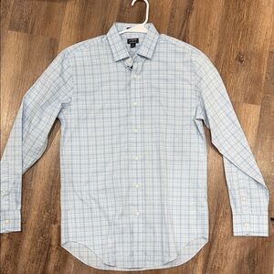J. Crew Light Blue Plaid Casual Shirt